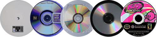 Stack of music discs